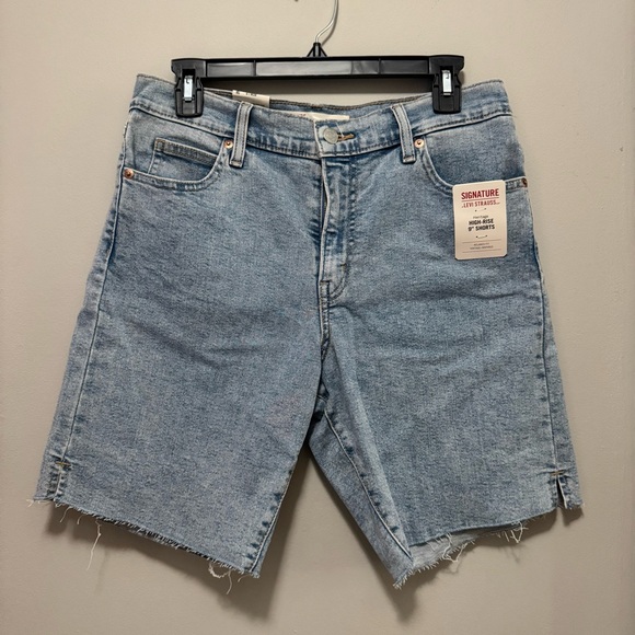 LEVI Signature Denim Men's Shorts - Light Blue - Picture 1 of 6